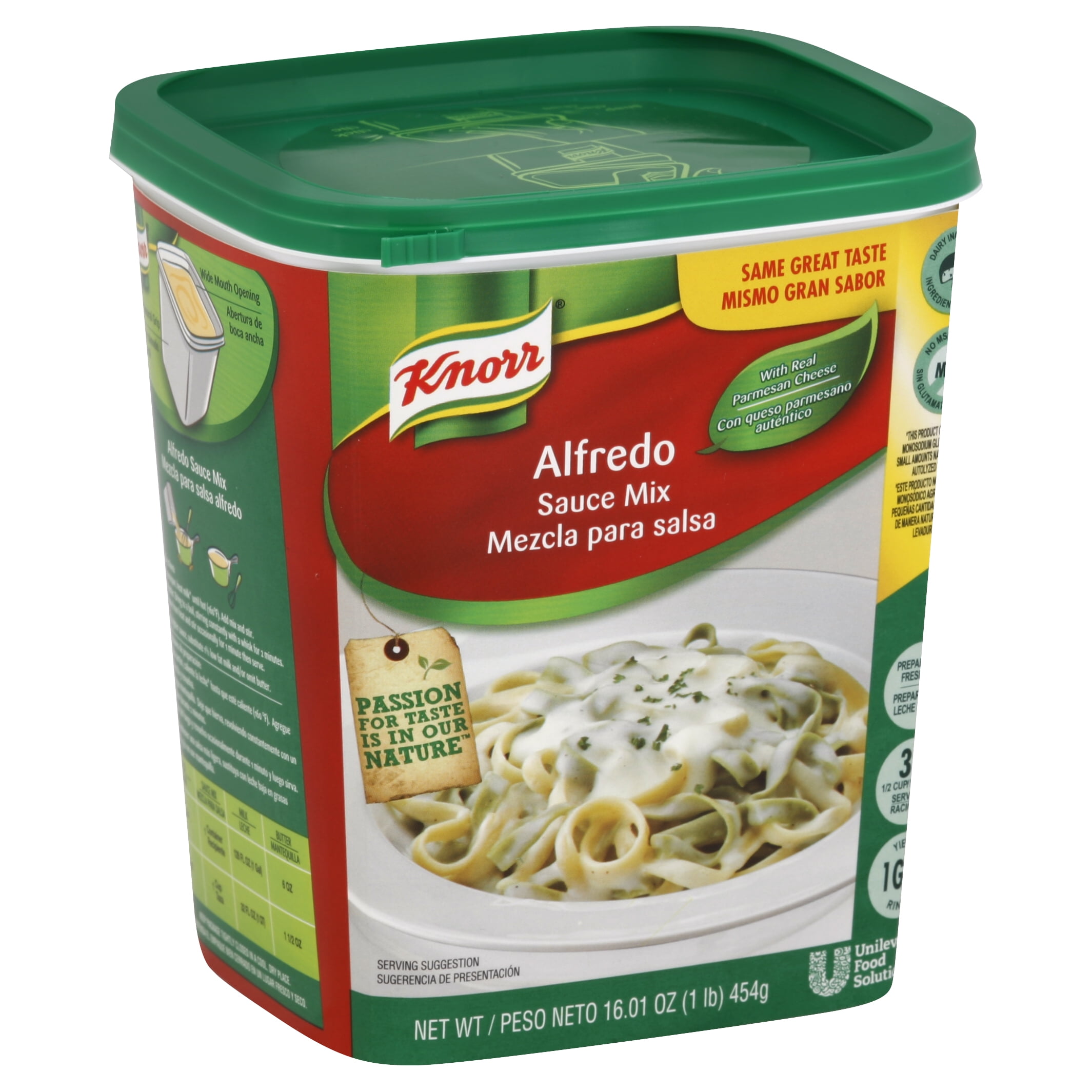 Knorr Professional Alfredo Pasta Sauce Mix, 1.33 Pound -- 4 per case – Food  Service Rewards