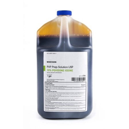 Case of 4 - McKesson PVP Prep Solution, 10% Povidone Iodine, 1 Gal. Jug