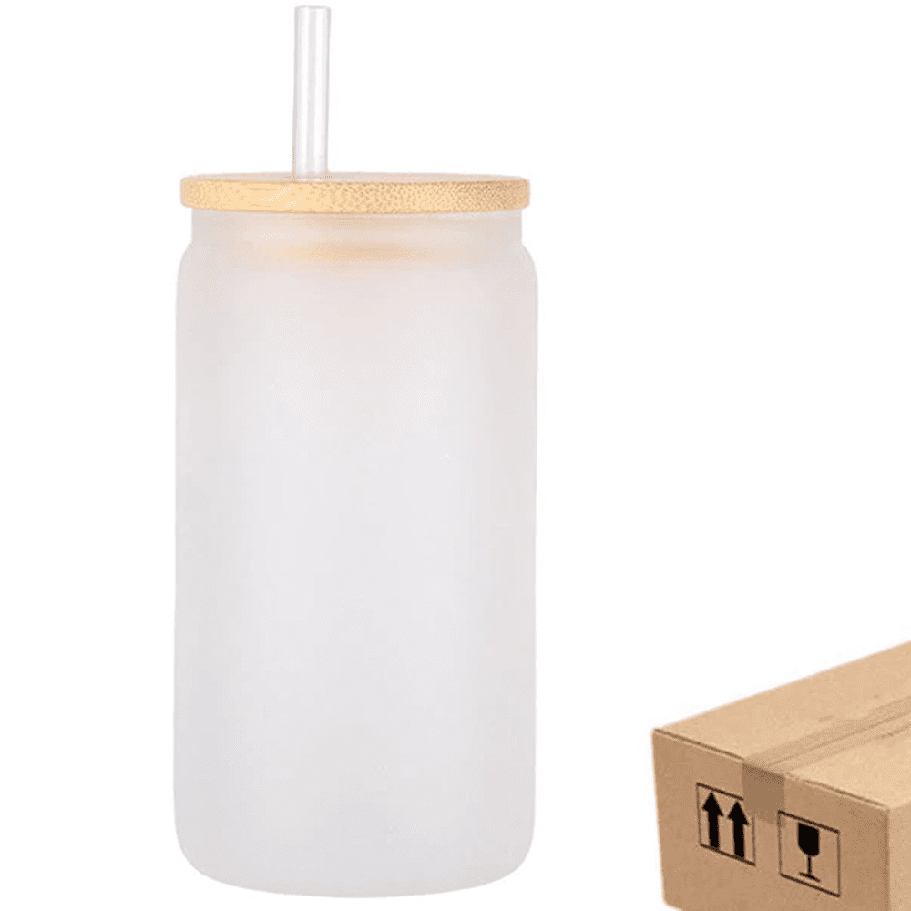 Glass Tumblers With Bamboo Lid And Straw Reusable - Temu