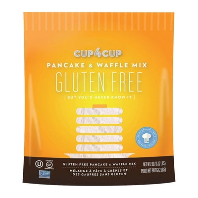 (Case of 6 )Cup 4 Cup - Gluten Free Baking Mix - Pancake & Waffle - 2 lb.