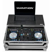 MARATHONPRO Case-to-Hold one Pioneer XDJR1 DJ Music Controller plus Laptop Shelf