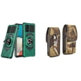 thumbnail image 1 of Case with Belt Holster Bundle for Samsung Galaxy A53 5G: Heavy Duty Shield Cover (Midnight Green) and Vertical Rugged Nylon Phone Pouch (Camo), 1 of 9