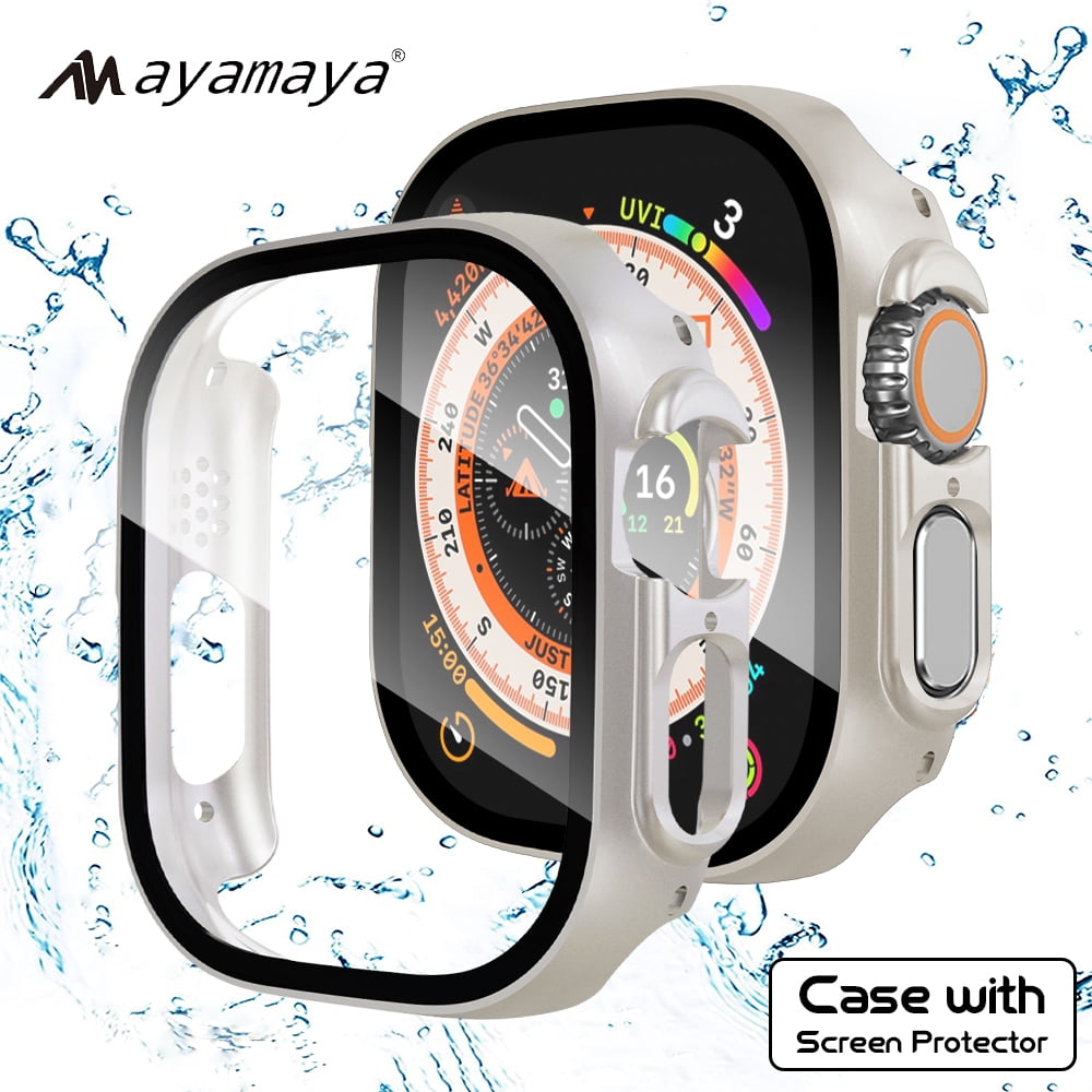 Case with Screen Protector for Apple Watch Ultra 2/1 49mm AYAMAYA Case