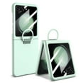 thumbnail image 1 of Case with Screen Tempered Glass Protector Ring For Samsung Galaxy Z Flip 6, 1 of 8
