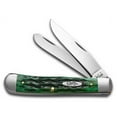 thumbnail image 1 of Case xx Jigged Pocket Worn Bermuda Green Bone Trapper Stainless Pocket Knife Knives, 1 of 2
