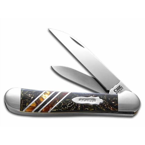 Case xx Knives Copperhead Vault Collection 1/250 Burly Oak & Butter Rum Corelon Stainless Pocket Knife
