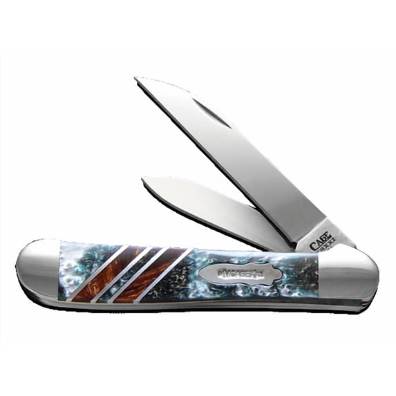 Case xx Knives Copperhead Vault Collection 1/250 Cloudland & Bronze Corelon Stainless Pocket Knife