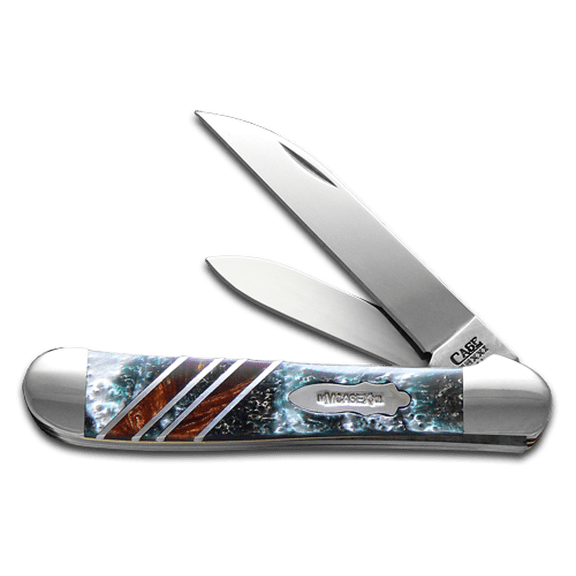 Case xx Knives Copperhead Vault Collection 1/250 Cloudland & Bronze Corelon Stainless Pocket Knife