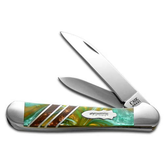 Case xx Knives Copperhead Vault Collection Turquoise Dream & Copper Corelon Stainless Pocket Knife