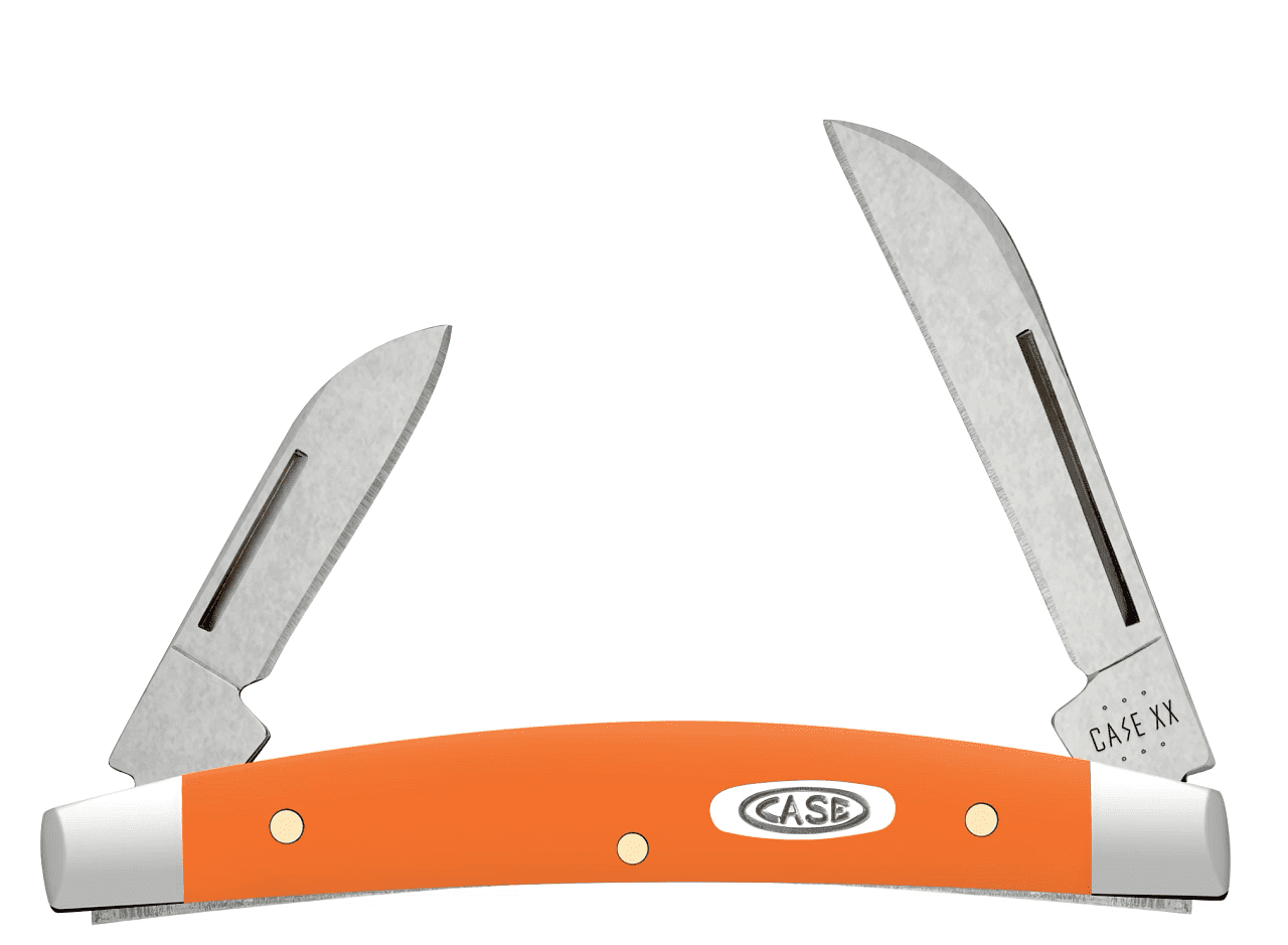 Case xx Knives Small Congress Orange Synthetic Stainless Pocket Knife