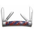 thumbnail image 1 of Case xx Knives Small Congress Stars & Stripes Dark Red Bone 1/500 Stainless Pocket Knife, 1 of 4