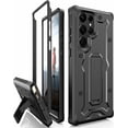 thumbnail image 1 of CaseBorne ArmadilloTek V Case for Samsung [Galaxy S22 Ultra 5G] with Kickstand Full-Body Multi-Layer Rugged - Black, 1 of 6