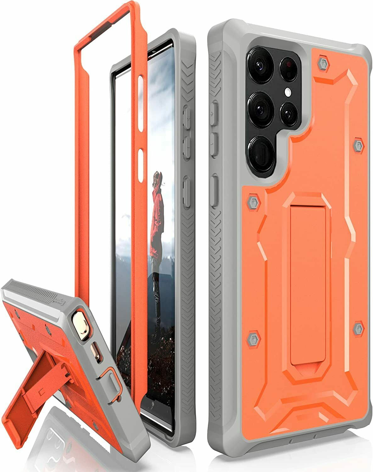 CaseBorne ArmadilloTek V Case for Samsung [Galaxy S22 Ultra 5G] with ...