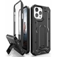 thumbnail image 1 of CaseBorne ArmadilloTek V Case for [iPhone 13 Pro Max] with Built-in Screen Protector & Kickstand Full-Body Multi-Layer Rugged - Black, 1 of 5