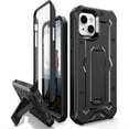 thumbnail image 1 of CaseBorne ArmadilloTek V Case for [iPhone 13 Pro Max] with Built-in Screen Protector & Kickstand Full-Body Multi-Layer Rugged - Black, 1 of 6