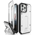 thumbnail image 1 of CaseBorne ArmadilloTek V Case for [iPhone 13 Pro Max] with Built-in Screen Protector & Kickstand Full-Body Multi-Layer Rugged - White, 1 of 4