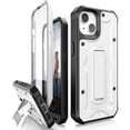 thumbnail image 1 of CaseBorne ArmadilloTek V Case for [iPhone 13] with Built-in Screen Protector & Kickstand Full-Body Multi-Layer Rugged - White, 1 of 4