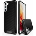 thumbnail image 1 of CaseBorne R Series Case for Samsung [Galaxy S22+ Plus 5G] Aluminum Frame Aramid Fiber Kevlar Backplate - Black, 1 of 6