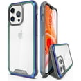 thumbnail image 1 of CaseBorne R Series Case for iPhone 13 Pro Max Aluminum Frame Clear Backplate - Iridescent, 1 of 5