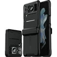 thumbnail image 1 of CaseBorne V Compatible with Samsung Galaxy Z Flip 4 Case - Rugged Protective Case with Semi-Auto Hinger Cover, Full Body Multi-Layer Cover - Black, 1 of 6