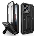 thumbnail image 1 of CaseBorne V Series Case Compatible with iPhone 14 Pro Max - Military Grade Full-Body Rugged with Kickstand and Built-in Screen Protector - Black, 1 of 6