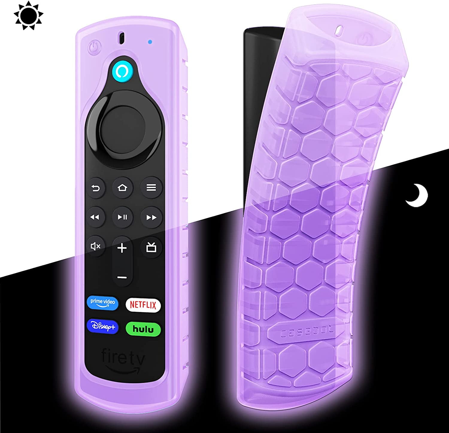 CaseBot Anti-Slip Remote Case Silicone Cover for Fire TV Stick 4K