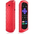 thumbnail image 1 of CaseBot Honey Comb Anti-Slip Shockproof Silicone Case Cover for Roku Ultra 4K 4800R (2020)/ 4670 (2019)/ 4661 (2018)/ 4660 (2017), Roku 1/2/3/4 Remote Controller,Red, 1 of 7