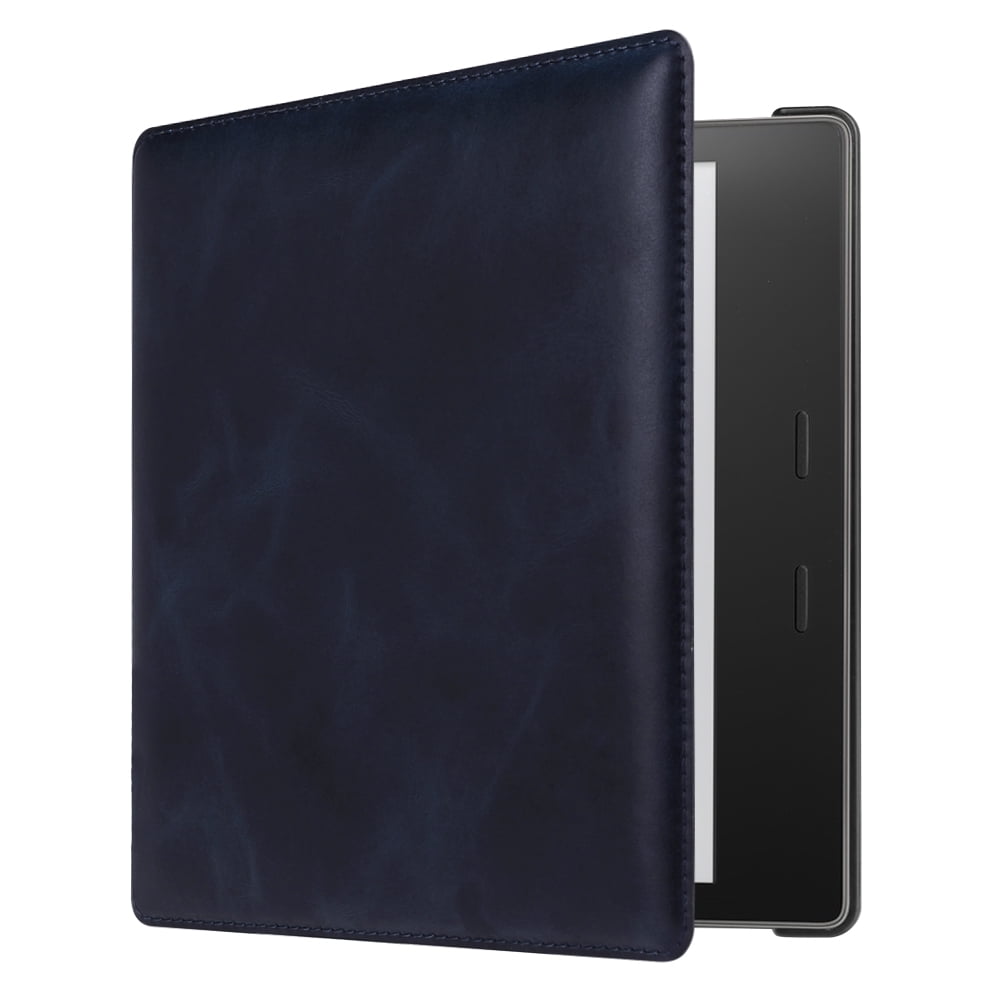 CaseBot Leather Case for Kindle Oasis (9th Gen, 2017 Release) Navy