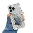thumbnail image 1 of CaseCaca Vivid Butterfly Pattern Clear Phone Case for iPhone 15 Plus, 1 of 6