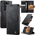 thumbnail image 1 of CaseMe Calf Leather Lining Microfibre Wallet Case for Samsung Galaxy S26 Ultra 5G 6.9" with RFID Blocking,Magnetic Closure,Card Slots,Cash Slot,Kickstand,Shockproof Flip Folio Protective Phone Case, 1 of 10