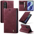 thumbnail image 1 of CaseMe Calf Leather Lining Microfibre Wallet Case for Samsung Galaxy Z Fold8 5G 7.6-inch with RFID Blocking,Magnetic Closure,Card Slots,Cash Slot,Flip Folio Protective Phone Case,Red, 1 of 11