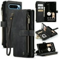 thumbnail image 1 of CaseMe Case for Google Pixel 10 Pro XL Wallet Case for Women Men, Fashion Durable PU Leather Magnetic Flip Lanyard Strap Wristlet Zipper Card Holder Wallet Phone Case for Google Pixel 10 Pro XL 6.8", 1 of 9