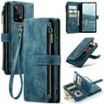 thumbnail image 1 of CaseMe Case for Samsung Galaxy A33 5G Wallet Case for Women Men, Fashion Durable PU Leather Magnetic Flip Lanyard Strap Wristlet Zipper Card Holder Wallet Phone Case for Samsung Galaxy A33 5G 6.4", 1 of 11