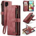thumbnail image 1 of CaseMe Case for Samsung Galaxy A71 4G Wallet Case for Women Men, Fashion Durable PU Leather Magnetic Flip Lanyard Strap Wristlet Zipper Card Holder Wallet Phone Case for Samsung Galaxy A71 4G 6.7", 1 of 11