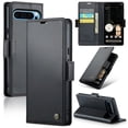 thumbnail image 1 of CaseMe Leather For Google Pixel 10 / Pixel 10 Pro Wallet Case with RFID Blocking, For Google Pixel 10 / Pixel 10 Pro Case Wallet for Women Men Card Holder Magnetic Clasp Kickstand Folio Case,Black, 1 of 11