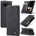 thumbnail image 1 of CaseMe Leather for Google Pixel 10A Case, Flip Wallet Leather Case with Card Holder Magnetic Closure Shockproof Kickstand Protective Phone Cases Cover,Black,For Google Pixel 10A, 1 of 11