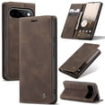 thumbnail image 1 of CaseMe Leather for Google Pixel 11/11 Pro Case, Flip Wallet Leather Case with Card Holder Magnetic Closure Shockproof Kickstand Protective Phone Cases Cover for Google Pixel 11/11 Pro,Coffee, 1 of 12