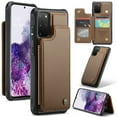 thumbnail image 1 of CaseMe Leather for Samsung Galaxy S20+ Case with Card Holder, Wallet Case for Women Men with RFID Blocking, Durable Leather Kickstand Magnetic Clasp Shockproof Phone Case for Samsung Galaxy S20+ 6.7", 1 of 13