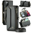thumbnail image 1 of CaseMe Leather for Samsung Galaxy S20 FE Case Wallet【RFID Blocking】with 10-Card Holder Zipper Bills Slot, Soft PU Leather Magnetic Shoulder Wrist Strap for Samsung Galaxy S20 FE Wallet Case Women, 1 of 11