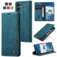 thumbnail image 1 of CaseMe Leather for Samsung Galaxy S24+ 5G Case, Flip Wallet Leather Case with Card Holder Magnetic Closure Shockproof Kickstand Protective Phone Cases Cover for Samsung Galaxy S24+ 5G 6.7-inch,Blue, 1 of 12