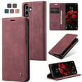 thumbnail image 1 of CaseMe Leather for Samsung Galaxy S24 FE 5G Case, Flip Wallet Leather Case with Card Holder Magnetic Closure Shockproof Kickstand Protective Phone Cases Cover for Samsung Galaxy S24 FE 5G 6.7-inch, 1 of 12