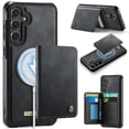 thumbnail image 1 of CaseMe Leather For Samsung Galaxy S26 5G Case【RFID Blocking】 2 In 1 Detachable Leather Wallet Magnetic Flip Cover Multi-Card Slots Case,Black,For Galaxy S26 (5G), 1 of 9