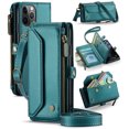 thumbnail image 1 of CaseMe Leather for iPhone 11 Pro 5.8-inch Case Wallet【RFID Blocking】with 7-Card Holder Zipper Bills Slot, Soft PU Leather Magnetic Shoulder Wrist Strap for iPhone 11 Pro 5.8-inch Wallet Case Women, 1 of 11