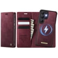 thumbnail image 1 of CaseMe Wallet Case for Samsung Galaxy S26 Ultra Compatible with Magsafe, 2-in-1 PU Leather【RFID Blocking】Flip Card Holder Stand Shockproof Magnetic Detachable Cover for Samsung Galaxy S26 Ultra 6.9", 1 of 10