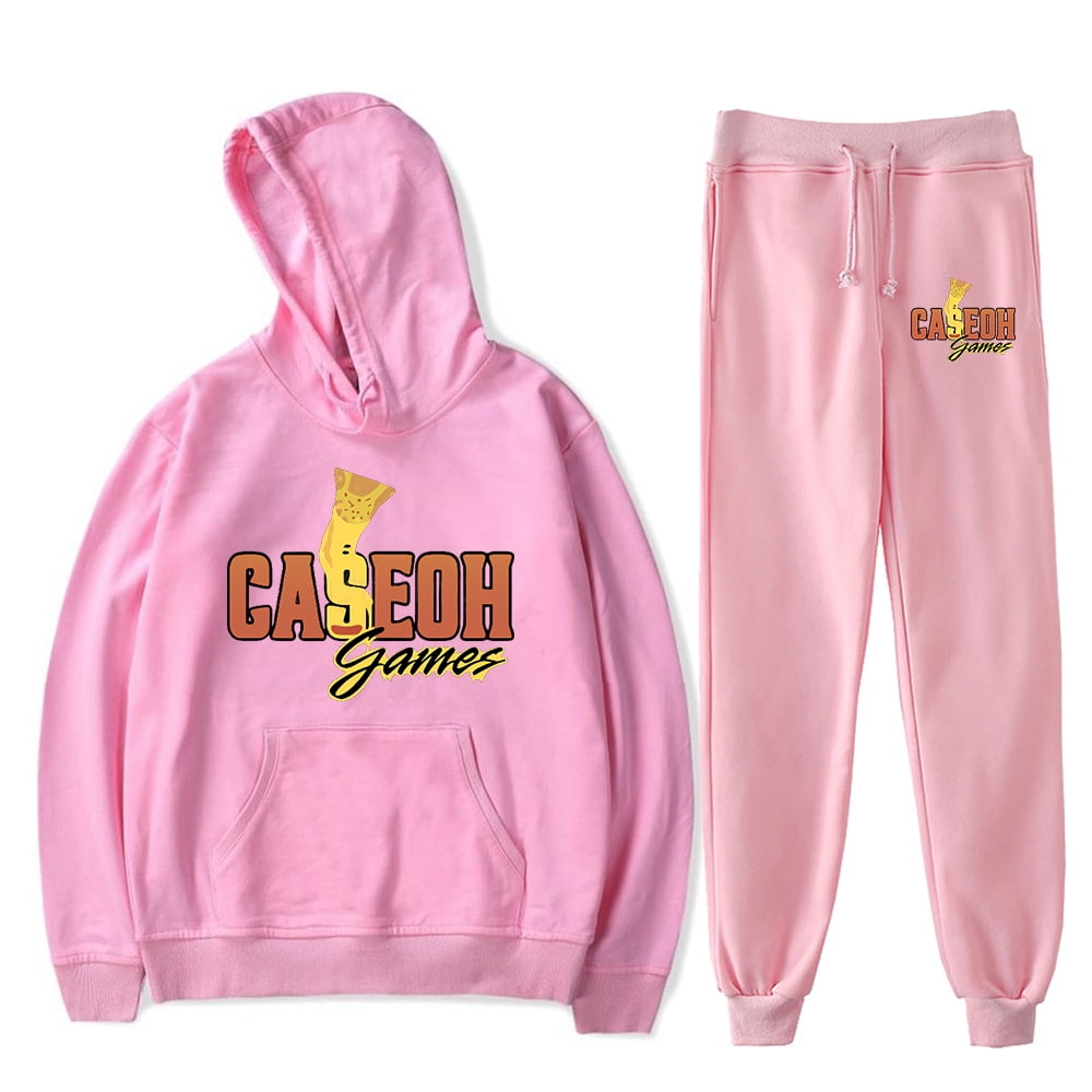 CaseOh Games Hoodie Jogger Pant 2 Piece Set Streetwear Sweatshirt