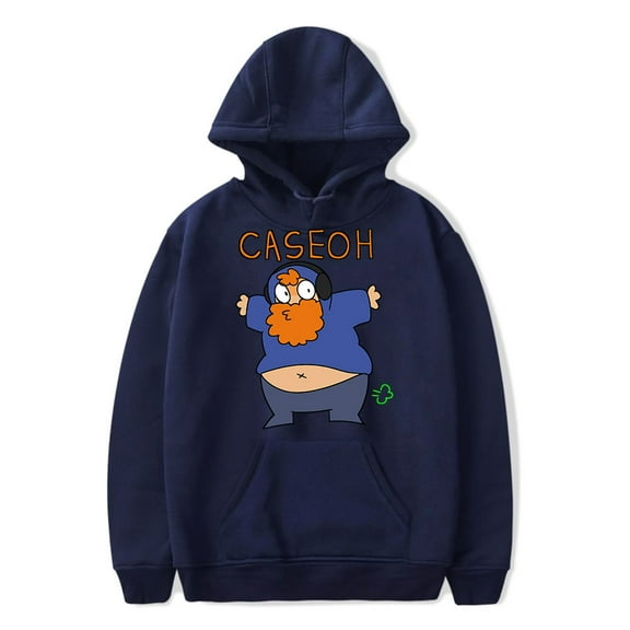CaseOh Merch Hoodie Men's Hip Hop Printing Pullover Hooded Sweatshirts