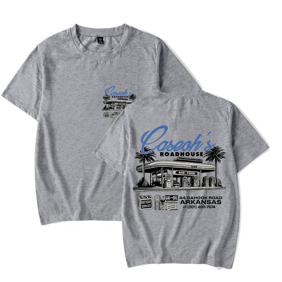CaseOh Roadhouse T-Shirt Men/Women Streetwear T-Shirt Shirt Short Sleeve