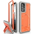 thumbnail image 1 of Caseborne ArmadilloTek V Compatible with Samsung Galaxy A72 5G Case (2021 Release), Military Grade Full-Body Rugged with Built-in Kickstand [Screenless Version] - Orange, 1 of 5