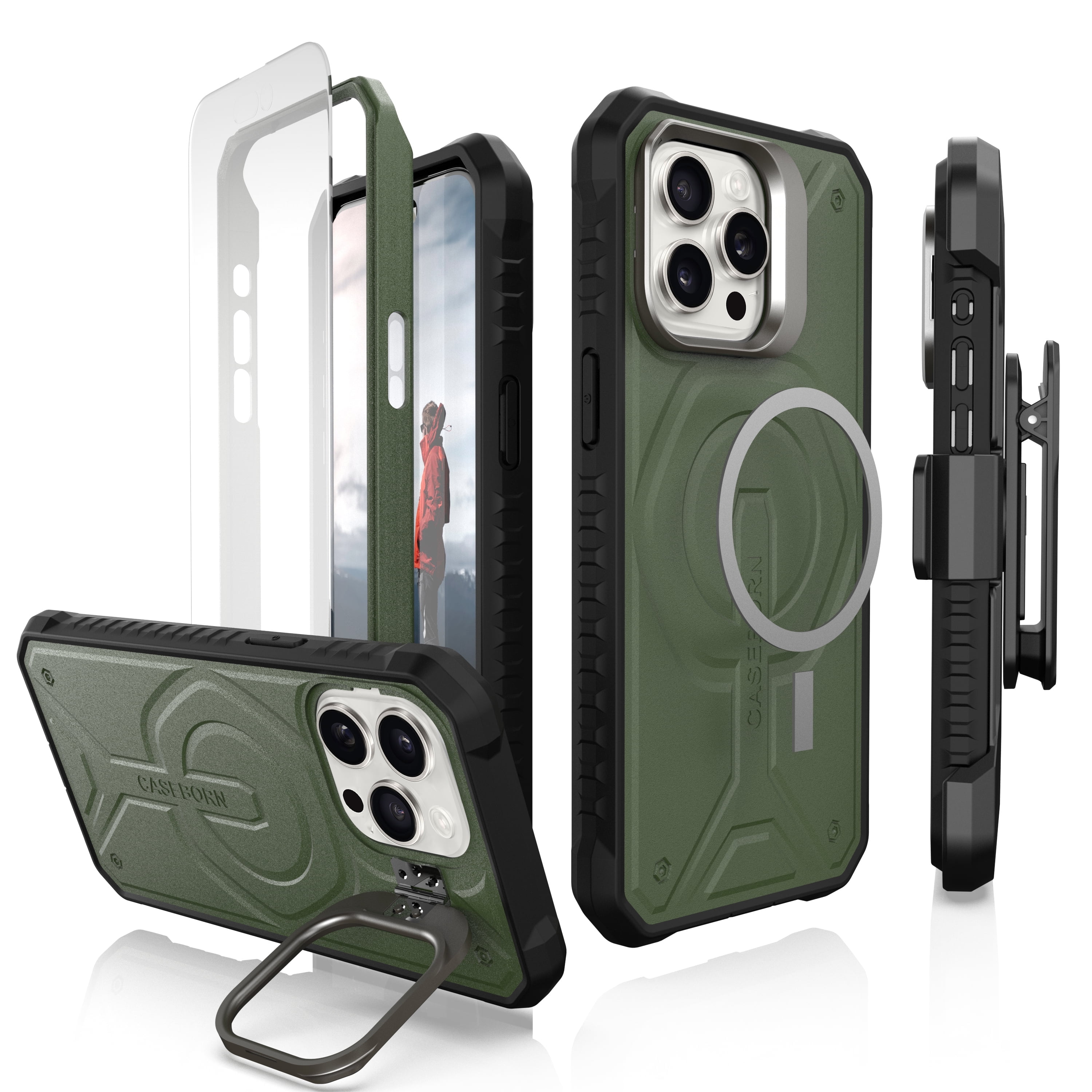 Caseborne Compatible with iPhone 15 Pro Max Protective Case