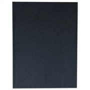 Universal Casebound Hardcover Notebook, Wide/legal Rule, Black Cover, 10.25 X 7.68, 150 Sheets